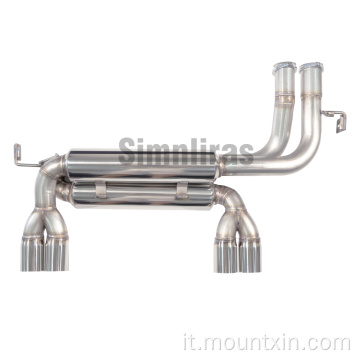 BMW M3 3.2L Sistema di scarico dell&#39;assale per prestazioni complete